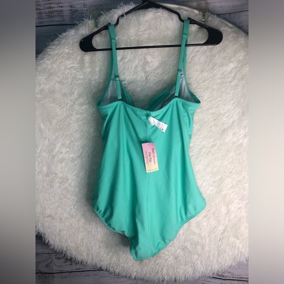 VENUS Aqua One-Piece Swimsuit NWT Size 16 - Picture 11 of 15